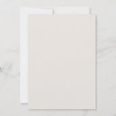 Invitation Photo minimaliste moderne Baptême (Dos)
