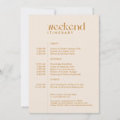 Invitation Photo minimaliste moderne "Dernier Fling" Bachelor (Dos)