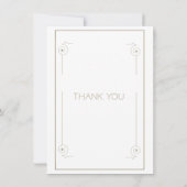 Invitation Photo minimaliste personnalisée (Dos)