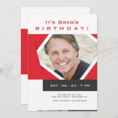 Invitation photo moderne (Devant / Derrière)