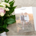 Invitation Photo moderne 11 Mariage vertical<br><div class="desc">Mettez vos invités dans l'humeur pour votre mariage avec votre photo moderne 11 Invitations de mariage vertical. Invitations uniques,  avec votre propre photo.</div>