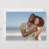 Invitation Photo moderne 5 Mariage horizontal (Dos)