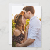 Invitation Photo Moderne 7 Mariage Vertical V2 - KR (Dos)
