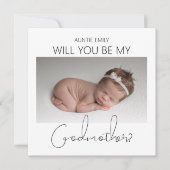 Invitation Photo moderne à double face Godmère Proposition (Devant)