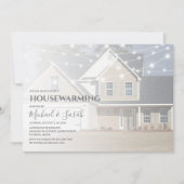 Invitation Photo moderne Accueil Fête de réchauffement Invita (Devant)