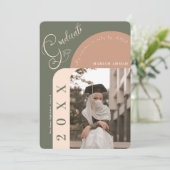 Invitation Photo moderne Bold Calligraphie Diplôme islamique (Debout devant)