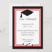 Invitation Photo moderne de coutume de fête de remise des (Dos)