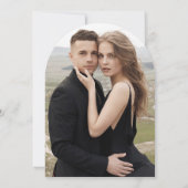 Invitation Photo moderne élégante Enregistrer la date (Dos)