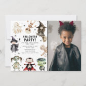 Invitation Photo moderne Enfants Halloween (Devant)