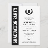 Invitation Photo moderne et audacieuse de l'école de pharmaci (Devant)