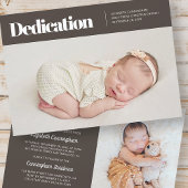 Invitation photo moderne et simple