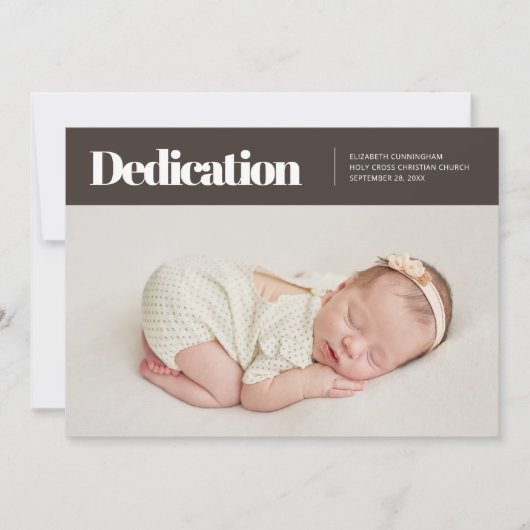 Invitation photo moderne et simple (Devant)