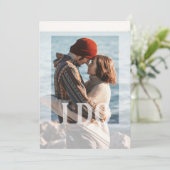 Invitation Photo moderne Je fais, Mariage Invite (Debout devant)