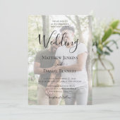 Invitation Photo moderne Mariage LGBTQ (Debout devant)