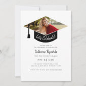 Invitation Photo moderne Parti de la graduation tendance (Devant)