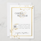 Invitation PHOTO moderne QR CODE Mariage Inviter ou Enregistr (Devant)