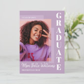 Invitation Photo Moderne simple tendance Cassis (Debout devant)