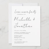 Invitation Photo moderne tendance Bible chrétienne Verse Mari (Devant)