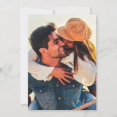 Invitation 📸 Photo moderne Terra Cotta Mariage Décontracté (Dos)