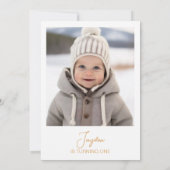 Invitation Photo Montgolfière Mr Onederful 1er Anniversaire (Dos)