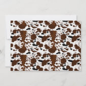 Invitation Photo My First Rodeo Cowboy 1er anniversaire (Dos)