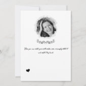 Invitation *PHOTO NAME Birthday Card Girl Cake Rainbow (Dos)