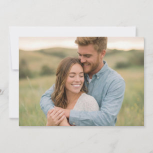 Invitation Photo Naturel Vert Joyeux