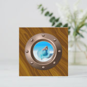 Invitation Photo Nautic Anniversaire (Debout devant)