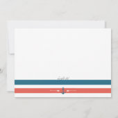 Invitation photo nautique (Dos)