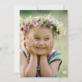 Invitation Photo neutre pour les femmes C'est une fête d'anni (Dos)