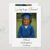 Invitation Photo officielle de l'école maternelle (Devant / Derrière)