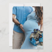 Invitation Photo Oh Baby Boy Baby shower (Dos)