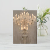 Invitation Photo originale de lustre (Debout devant)