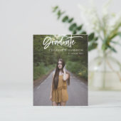 Invitation Photo Pampas Graduation Party (Debout devant)