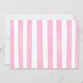 Invitation photo papillon pour 5ème anniversaire (Dos)