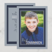 Invitation photo parfaitement encadrée (Devant / Derrière)