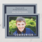 Invitation photo parfaitement encadrée (Devant / Derrière)