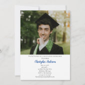 Invitation Photo Parti de Graduation College du lycée (Devant)