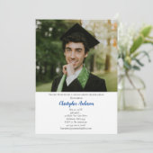 Invitation Photo Parti de Graduation College du lycée (Debout devant)