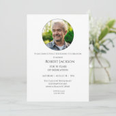 Invitation Photo Parti de la retraiteInvitation de fête (Debout devant)