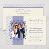 Invitation Photo Parti du 50e anniversaire du Mariage (Devant / Derrière)