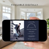 Invitation Photo Parti masculin de la Marine