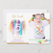 Invitation Photo Peinture  (Devant)