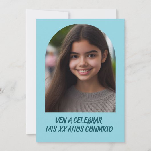Invitation Photo Personalizada Invitación de Cumpleaños (Devant)
