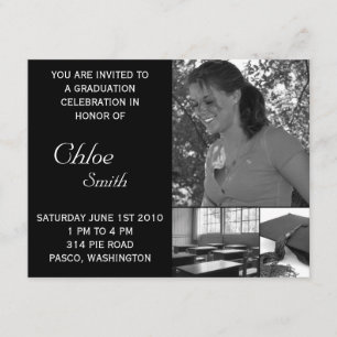 Invitation Photo personnalisable bon marché d'invitations