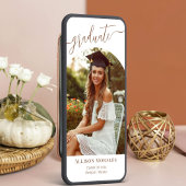 Invitation Photo personnalisé en terre cuite Boho pour la rem