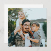 Invitation Photo personnalisée (Devant / Derrière)