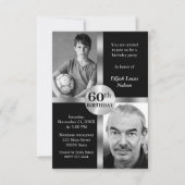 Invitation Photo personnalisée Anniversaire (Devant)