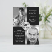 Invitation Photo personnalisée Anniversaire (Debout devant)