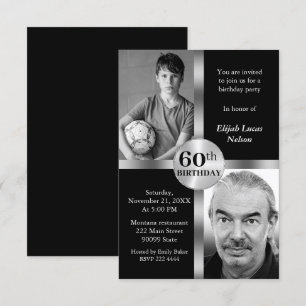 Invitation Photo personnalisée Anniversaire